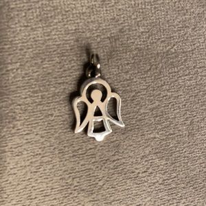 Retired James Avery Sterling Silver Open Angel Charm